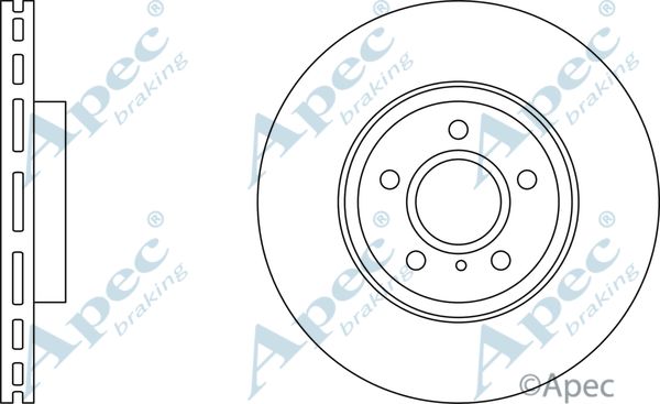 APEC BRAKING stabdžių diskas DSK2901